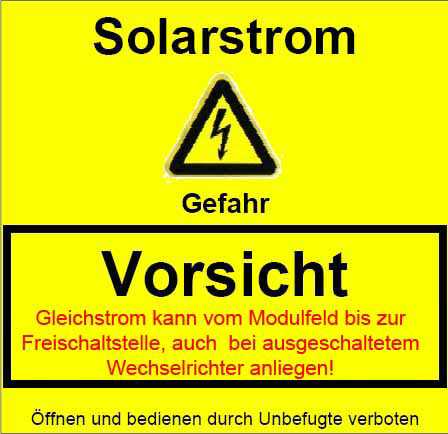 Hinweisschild f&uuml;r die Feuerwehr